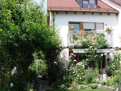 Reihenhausgarten der Fam. Stemp